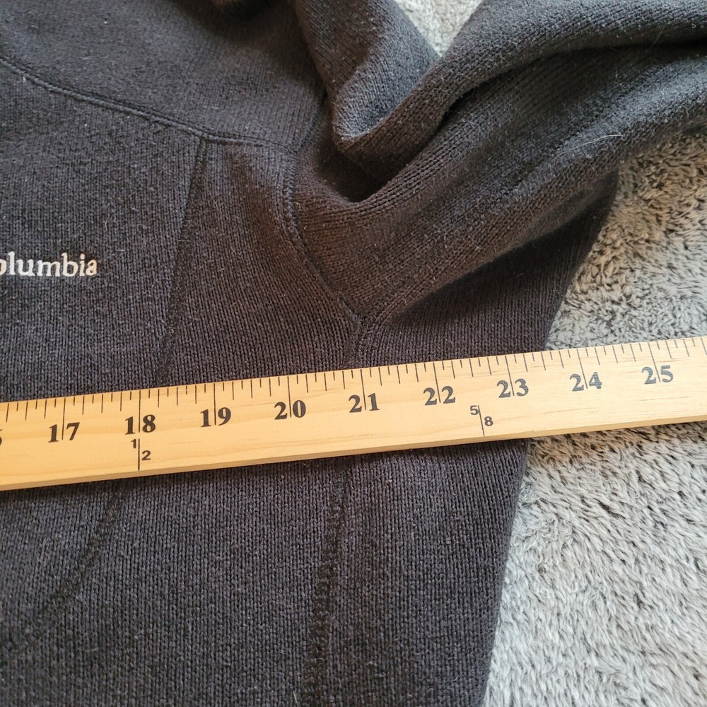 Columbia Mens Jacket Large Black Altitude Aspect Full Zip Fleece Outdoors 17142x - Picture 10 of 13